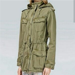 Aritzia Talula Military Jacket Small Green
